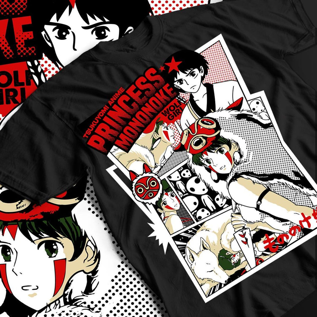 Nysekai  "The Wolf Girl" Princess Mononoke  Unisex T-Shirt