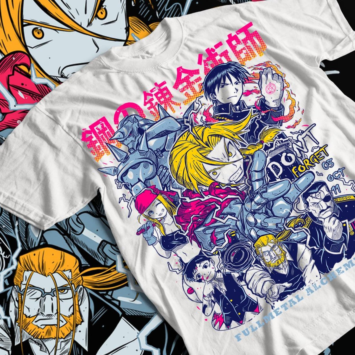 Nysekai  "Equivalent Exchange" Fullmetal Alchemist  Unisex T-Shirt