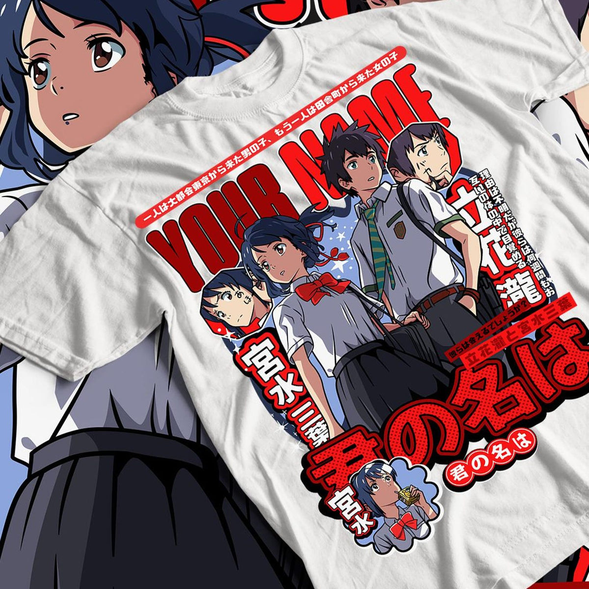 Nysekai  "The Red String Of Fate" Your Name.  Unisex T-Shirt