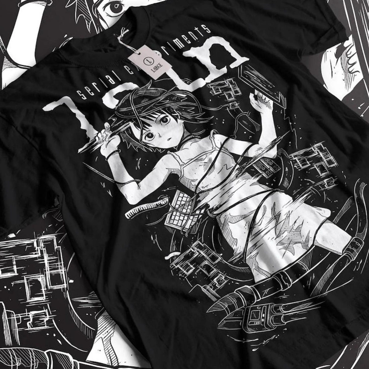 Nysekai  "The Wired Consciousness" Serial Experiments Lain  Unisex T-Shirt