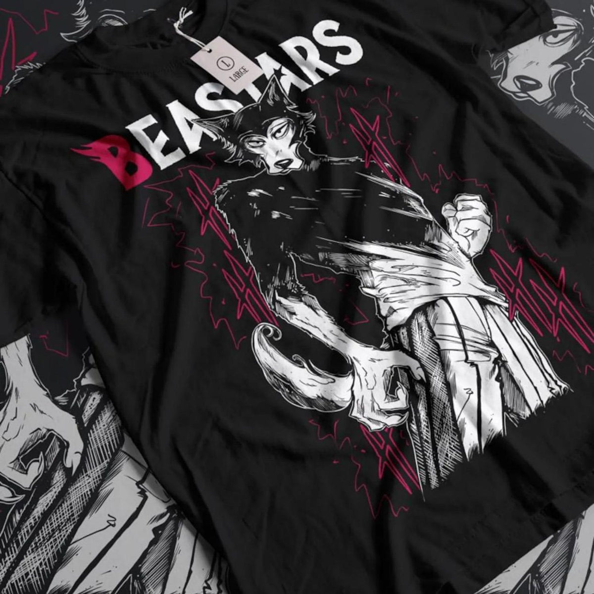 Nysekai  "The Instinct Of The Grey Wolf" Beastars  Unisex T-Shirt