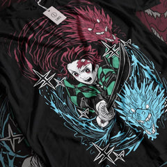 Nysekai  "The Twin Dragons Of Dawn" Demon Slayer  Unisex T-Shirt