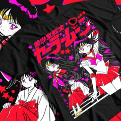 Nysekai  "The Burning Spirit Of Mars" Sailor Moon  Unisex T-Shirt