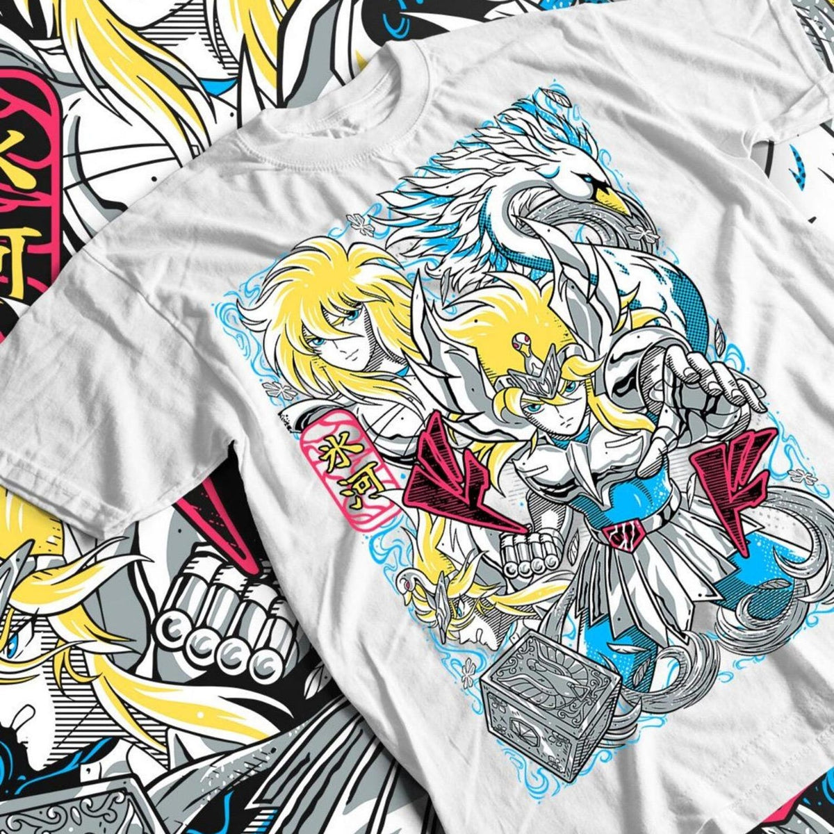 Nysekai  "The Cygnus Saint’S Glacial Fury" Saint Seiya  Unisex T-Shirt