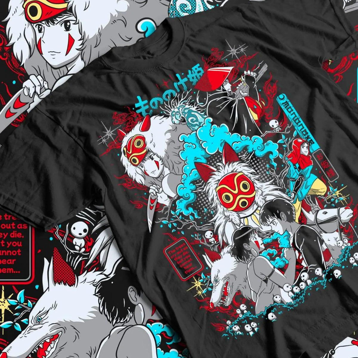 Nysekai  "The Wolf Princess's Vengeance" Princess Mononoke  Unisex T-Shirt