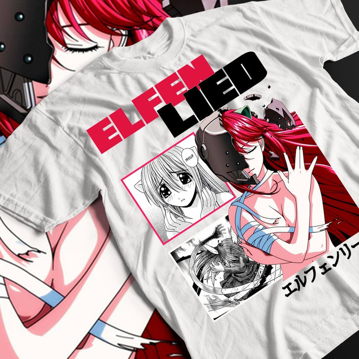 Nysekai  "The Tragic Diclonius" Elfen Lied  Unisex T-Shirt