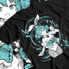 Nysekai  "The Virtual Bunny Idol" Hatsune Miku  Unisex T-Shirt
