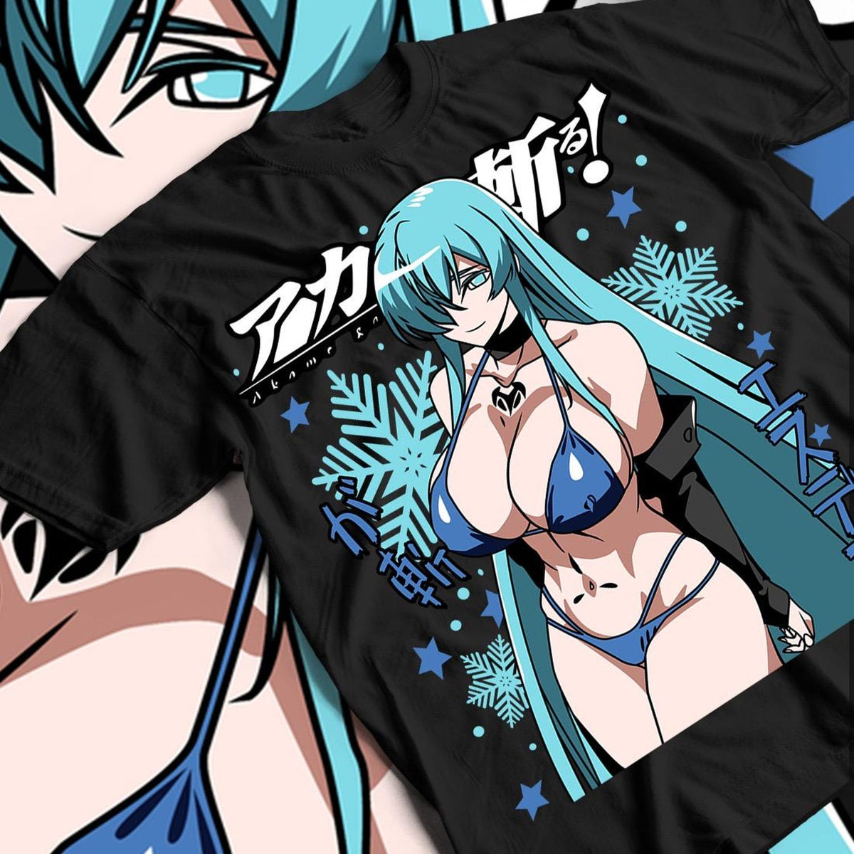 Nysekai  "The Ice Queen's Chilling Beauty" Akame Ga Kill!  Unisex T-Shirt