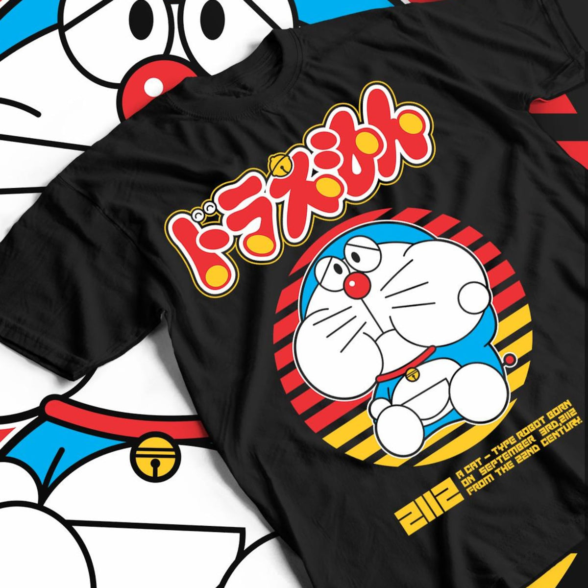 Nysekai  "The 22nd Century Gadget Cat" Doraemon  Unisex T-Shirt