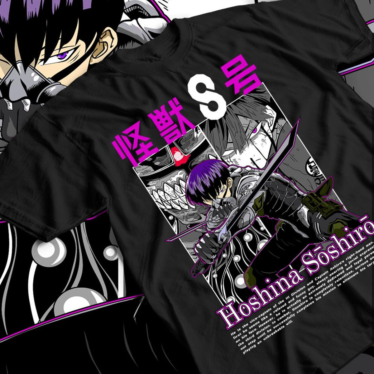 Nysekai  "The 3Rd Division" Kaiju No. 8  Unisex T-Shirt