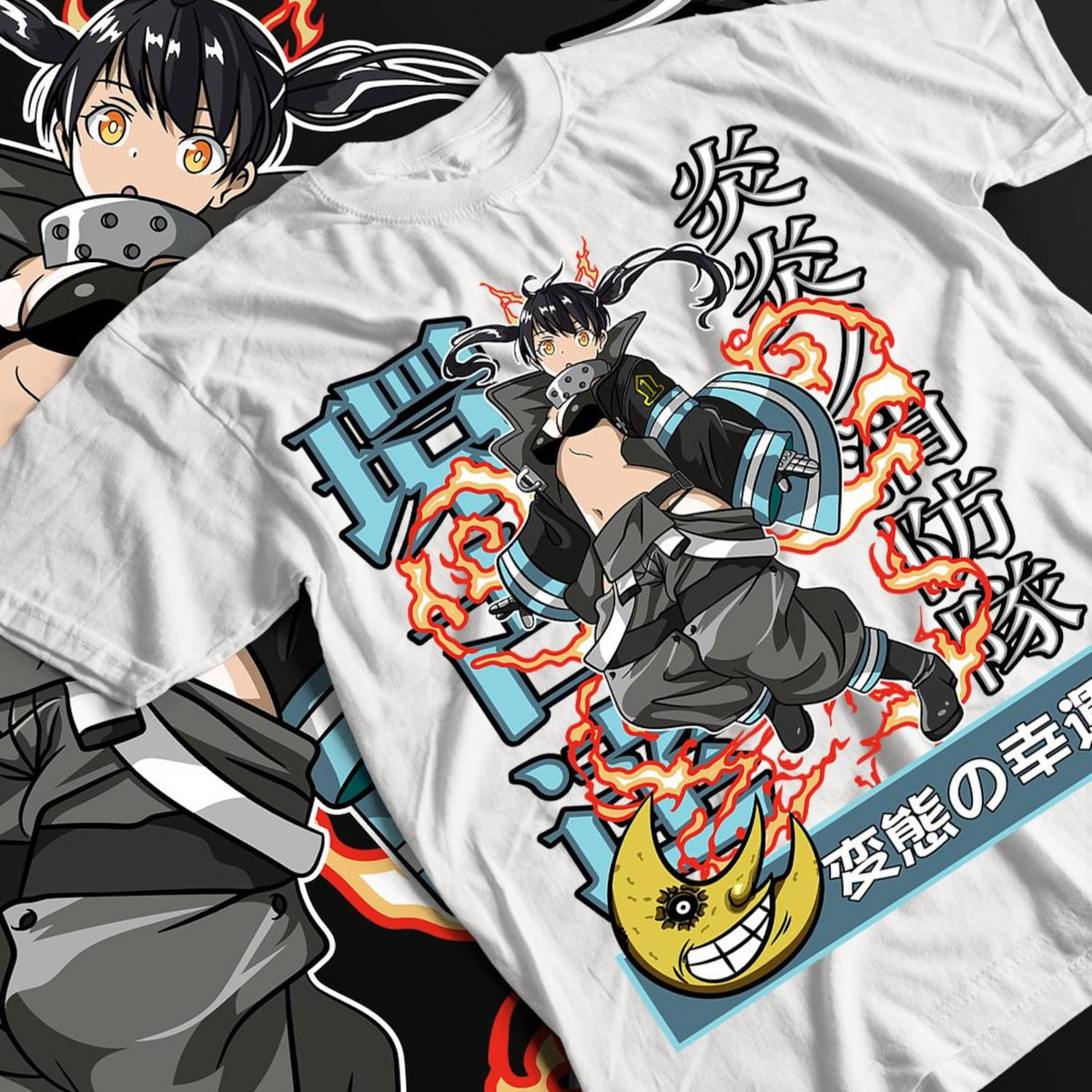 Nysekai  "The Cat-Sith's Curse" Fire Force  Unisex T-Shirt