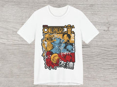 Nysekai " Luffy x Two Brother - Onepiece" T Shirt