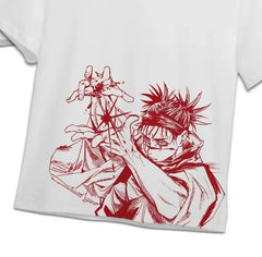 Nysekai "Choso Domain Expansion Jujutsu Kaisen Anime" Vintage Oversize T Shirt