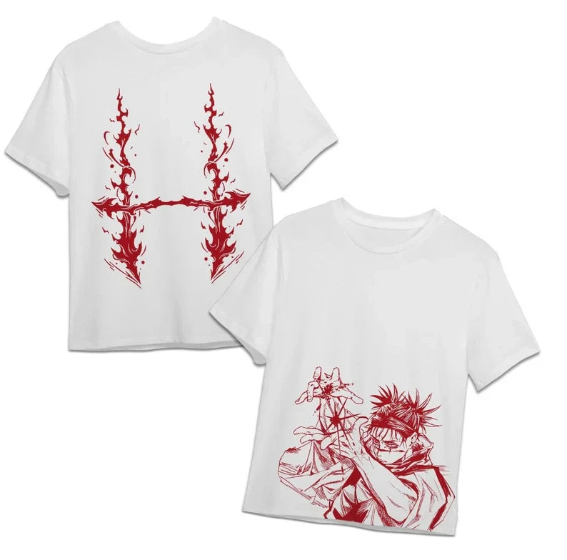 Nysekai "Choso Domain Expansion Jujutsu Kaisen Anime" Vintage Oversize T Shirt