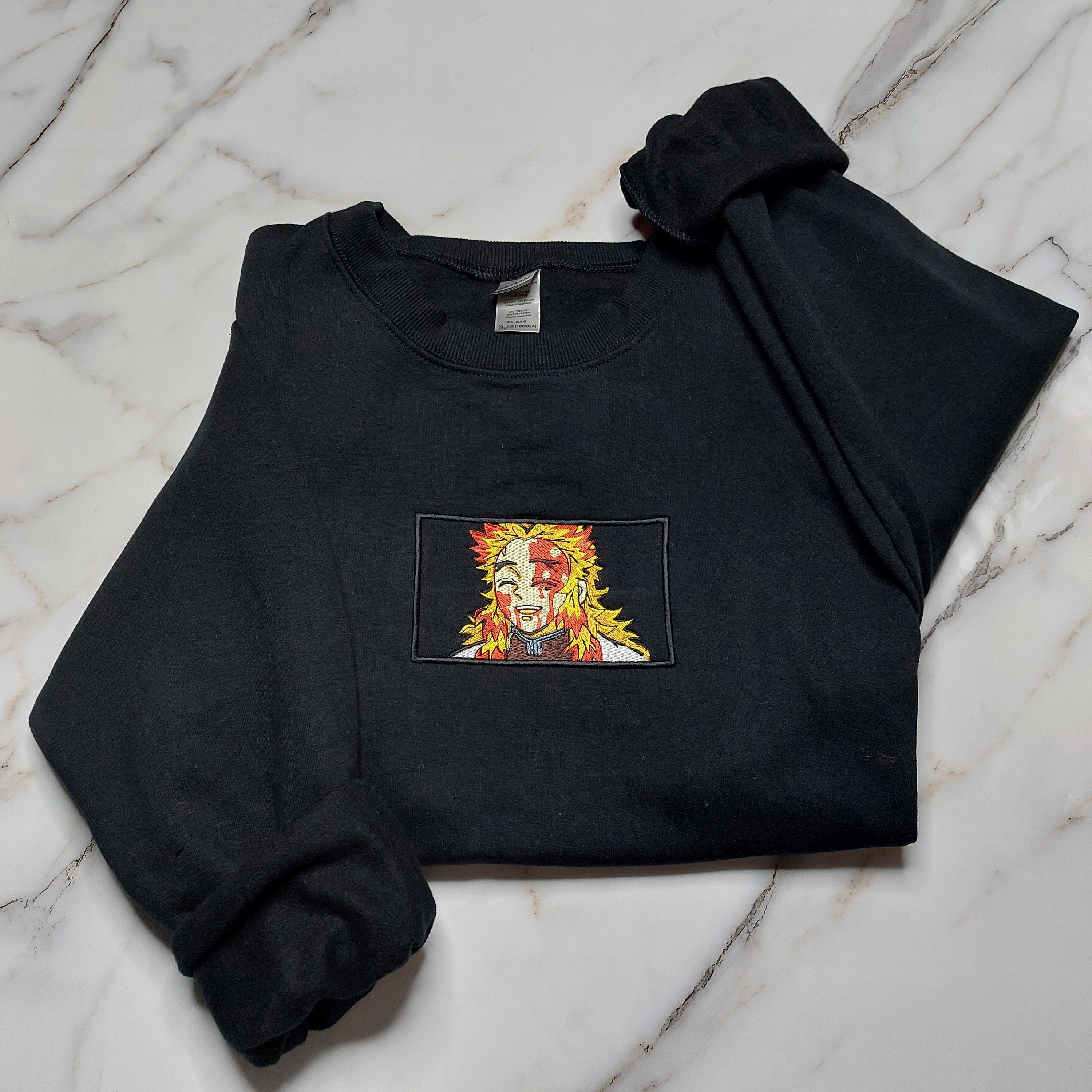 Anime Embroidered Sweatshirt, Embroidered Anime Shirt, Anime Shirt, Embroidered Shirt, Embroidered Hoodie, Anime Tee EKNYA024