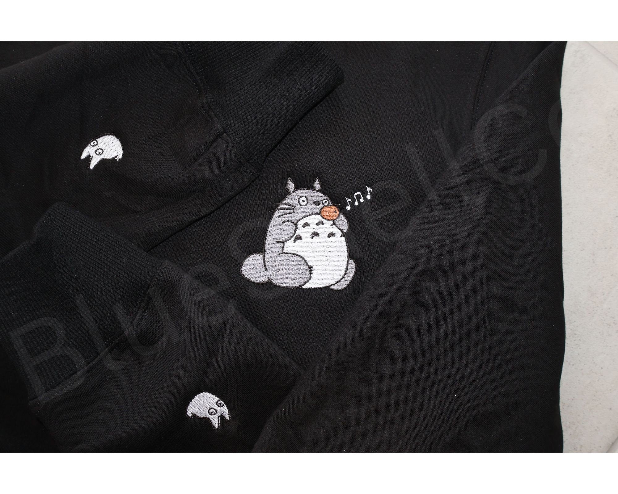 Anime T Shirt - Hoodie - Embroidered Anime Shirt Hoodie - Minimalist- Anime Shirt - Anime Hoodie - Cute Hoodie - My Neighbour Totoro
