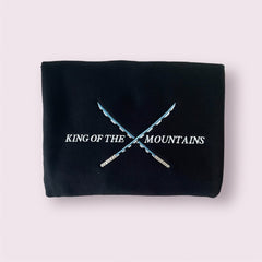 Anime Embroidered Hoodie | Embroidery | Anime SweatShirt | Inosuke Hashibira Sword | King of Mountain Embroidered Apparel | Minimalist Anime