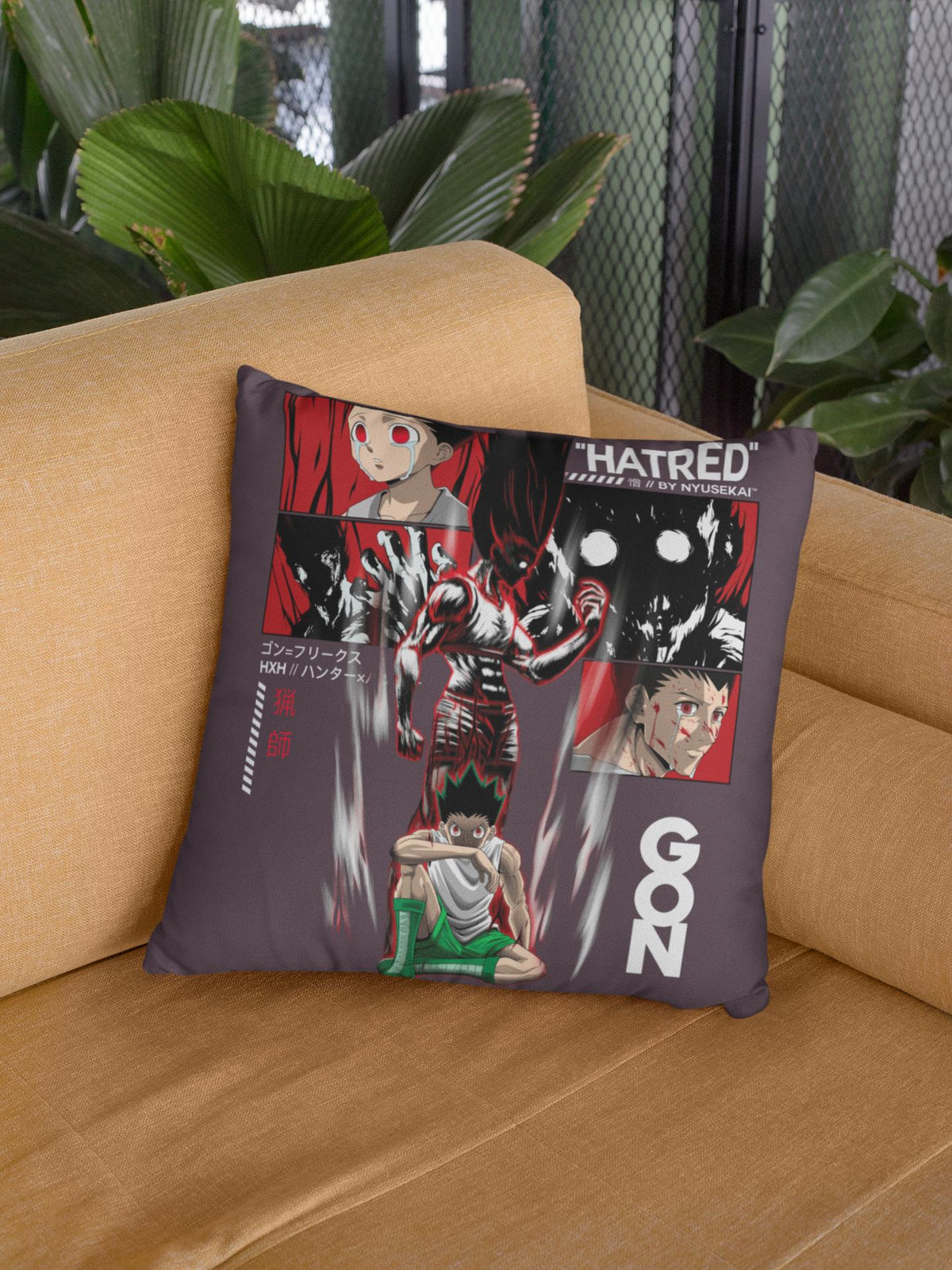 Nysekai "Gon X Rage - Hunter X Hunter" Pillow