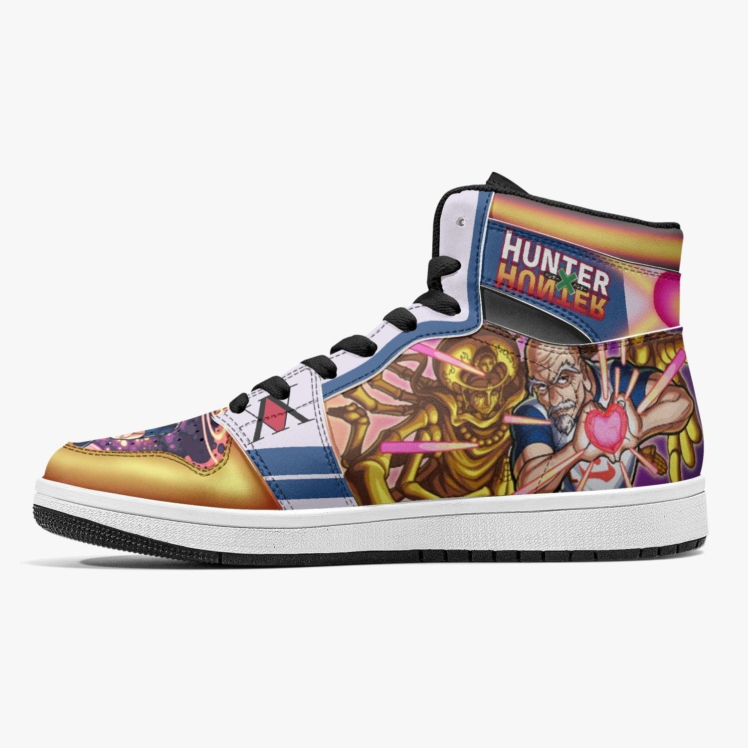 Isaac Netero 100 Type Guanyin Bodhisattva Hunter X Hunter Mid 1 Basketball Shoes for Kids