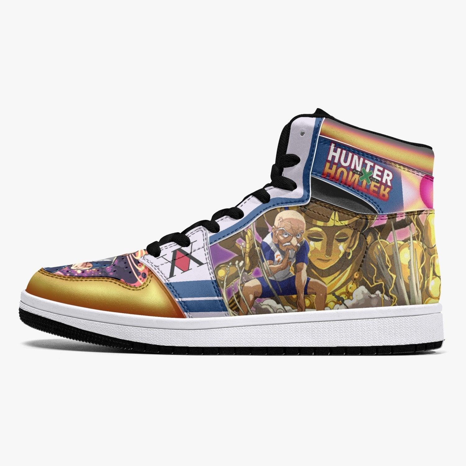 Isaac Netero 100 Type Guanyin Bodhisattva Hunter X Hunter Mid 1 Basketball Shoes for Kids