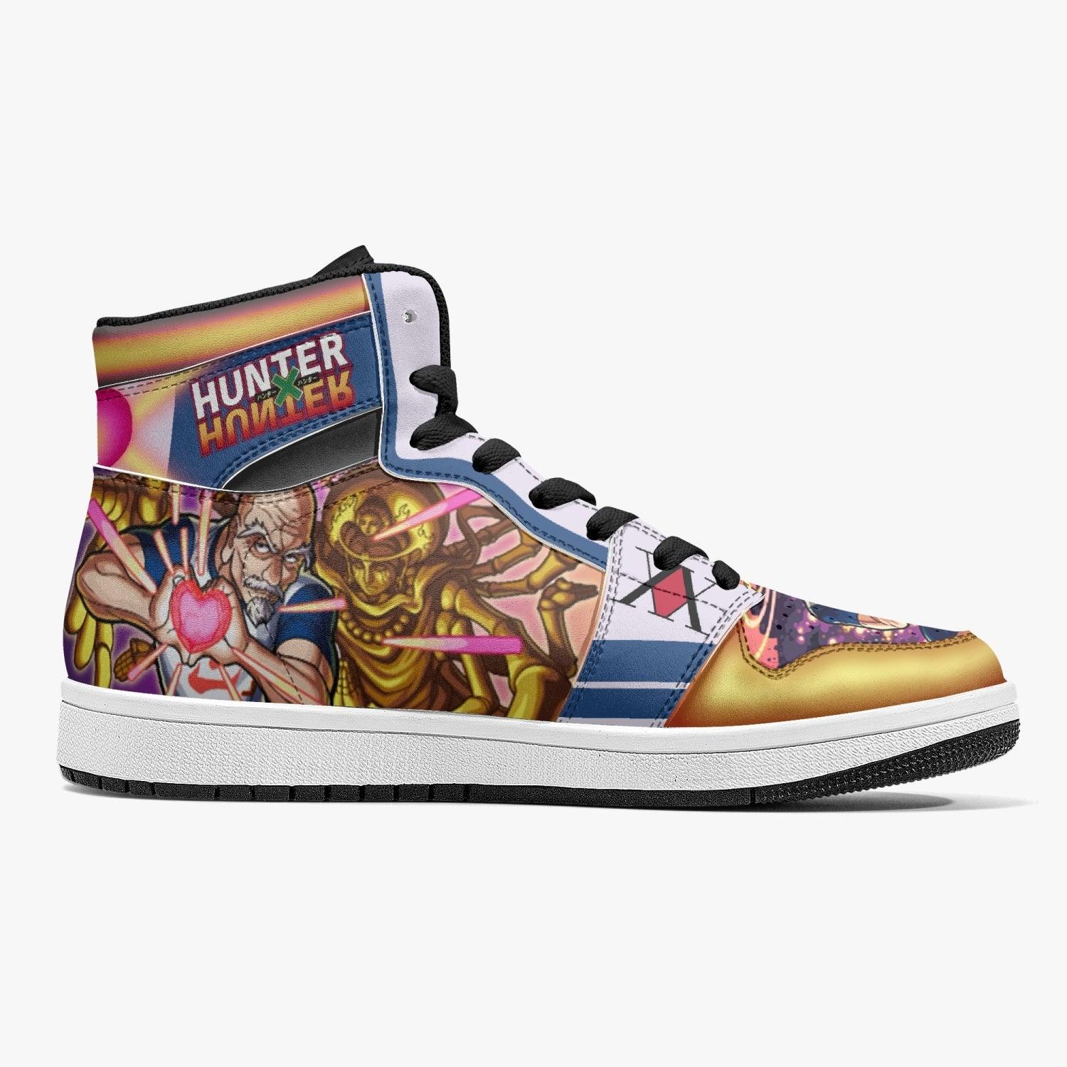 Isaac Netero 100 Type Guanyin Bodhisattva Hunter X Hunter Mid 1 Basketball Shoes for Kids