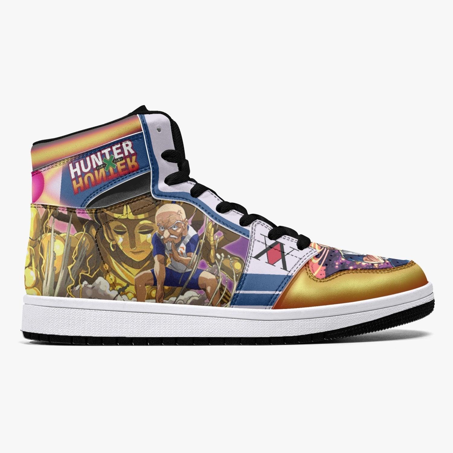 Isaac Netero 100 Type Guanyin Bodhisattva Hunter X Hunter Mid 1 Basketball Shoes for Kids