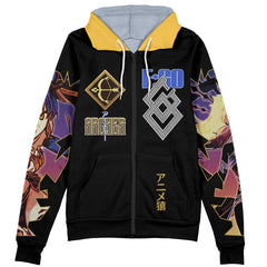 Ishtar Fate Grand Order Streetwear Zip Hoodie Jacket