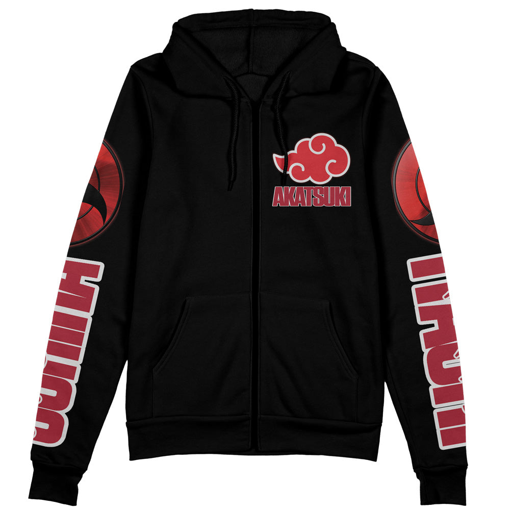 Uchiha Itachi Shippuden Streetwear Zip Hoodie Jacket