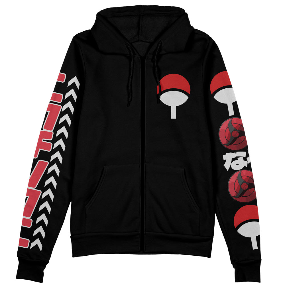 Uchiha Itachi V2 Shippuden Streetwear Zip Hoodie Jacket