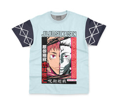 Itadori Yuuji x Ryomen Sukuna Jujutsu Kaisen Streetwear T-Shirt