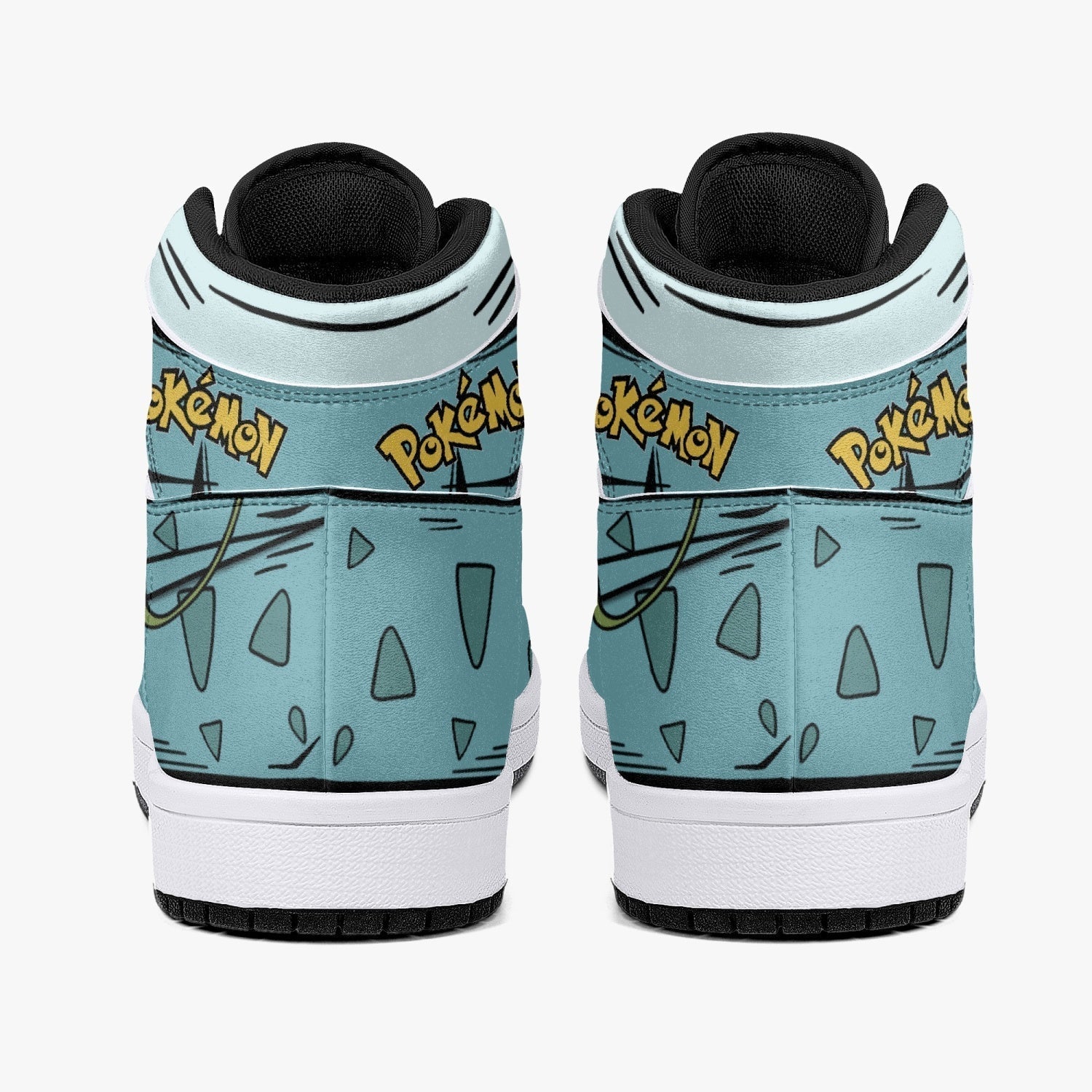 Ivysaur Pokemon Mid 1 Basketball Shoes