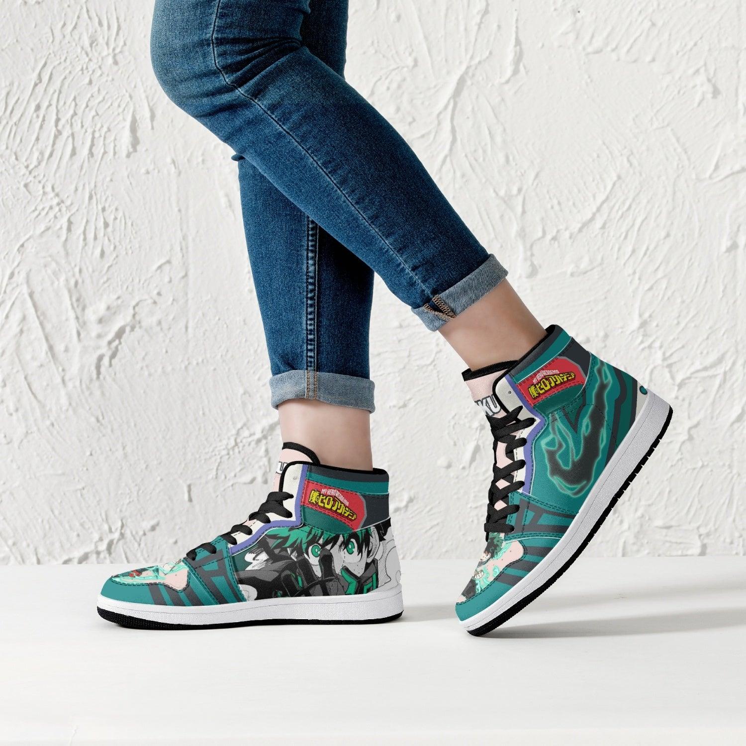 Izuku Midoriya My Hero Academia Mid 1 Basketball Shoes