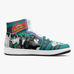 Izuku Midoriya My Hero Academia Mid 1 Basketball Shoes for Kids