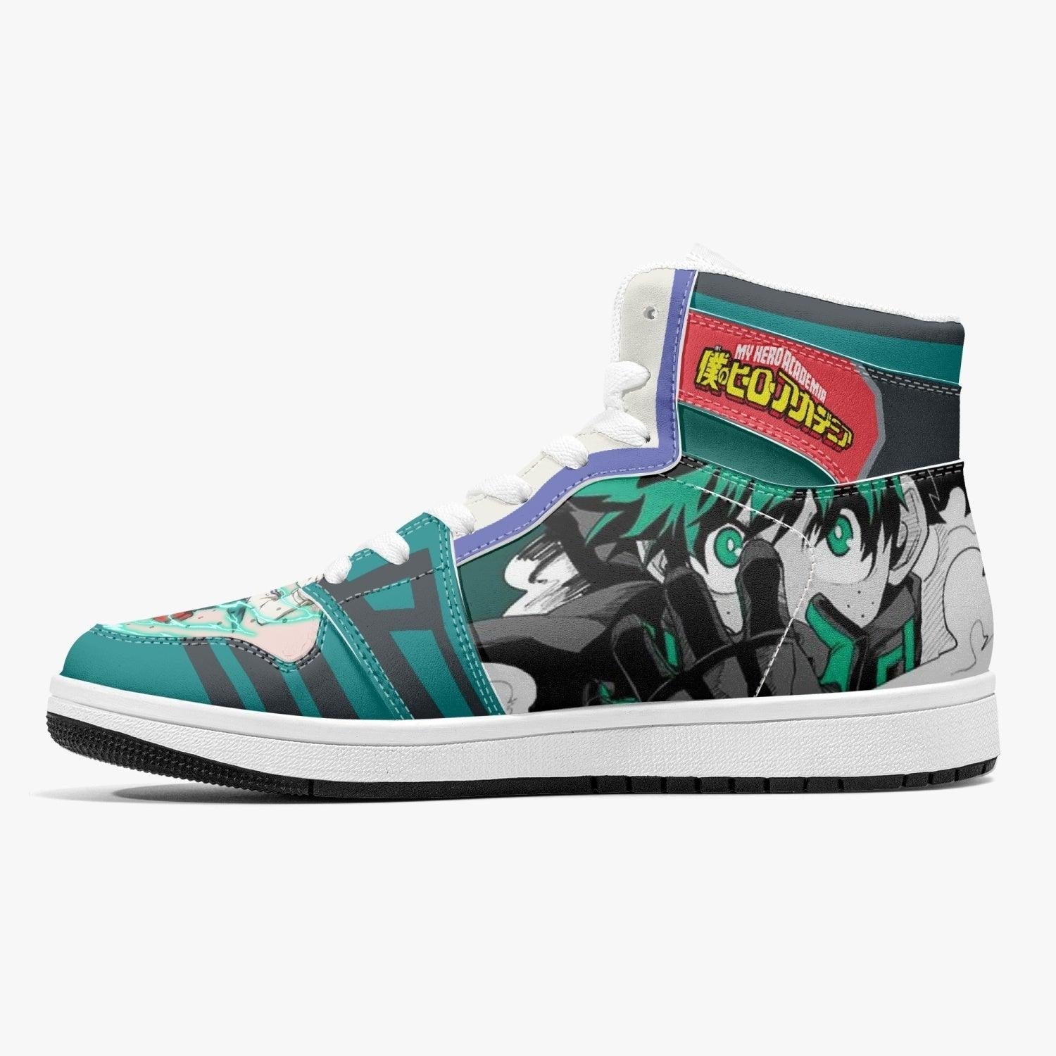 Izuku Midoriya My Hero Academia Mid 1 Basketball Shoes for Kids