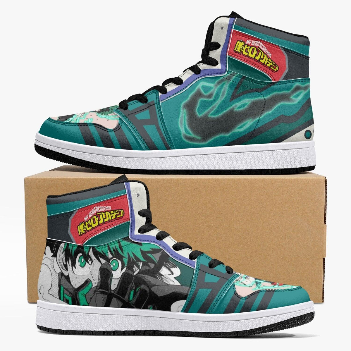 Izuku Midoriya My Hero Academia Mid 1 Basketball Shoes