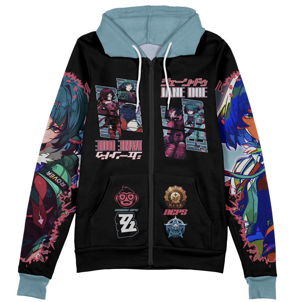 Jane Doe Zenless Zone Zero Streetwear Zip Hoodie Jacket