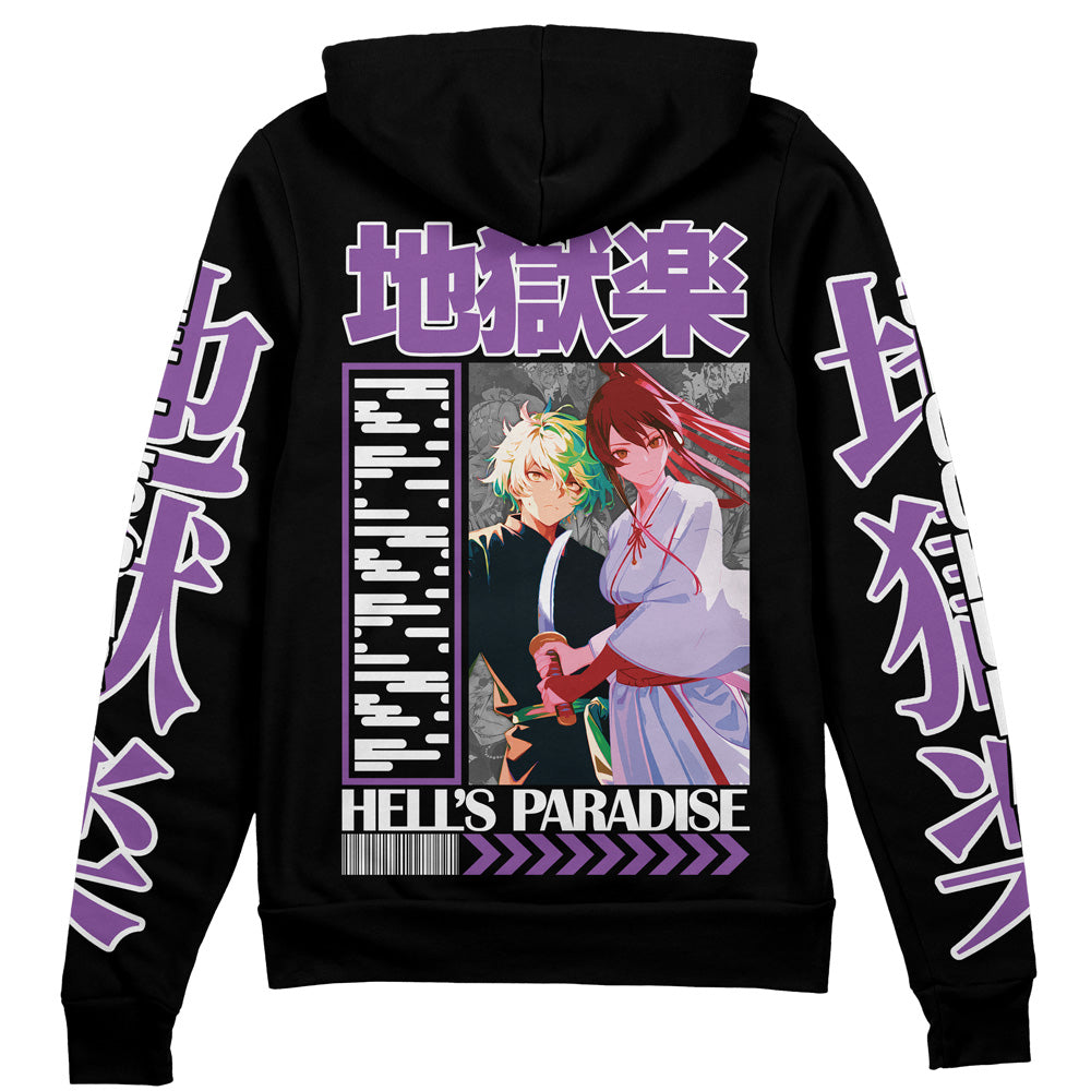 Jigokuraku Hell’s Paradise Streetwear Zip Hoodie Jacket