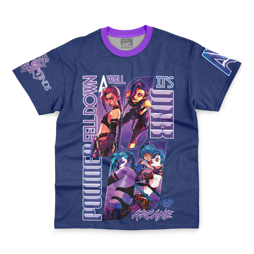 Jinx Arcane League of Legends Streetwear T-Shirt