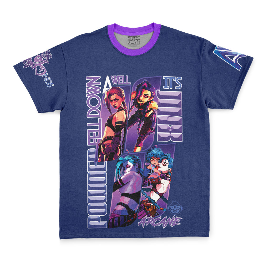 Jinx Arcane League of Legends Streetwear T-Shirt