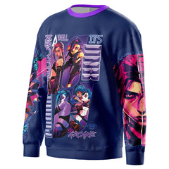 Jinx Arcane League of Legends Streetwear Sweatshirt