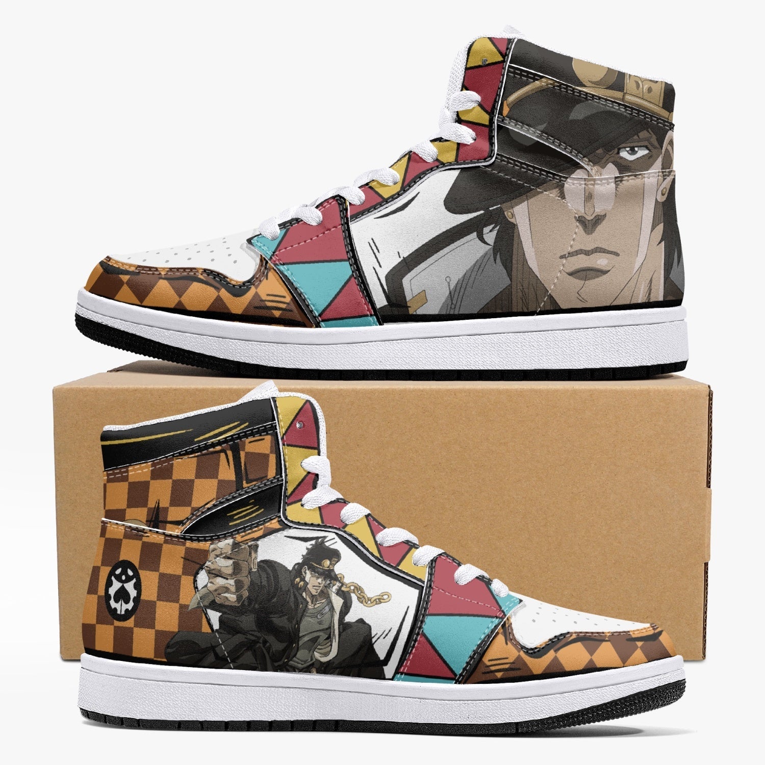 Jotaro Kujo JoJo's Bizarre Adventure Mid 1 Basketball Shoes