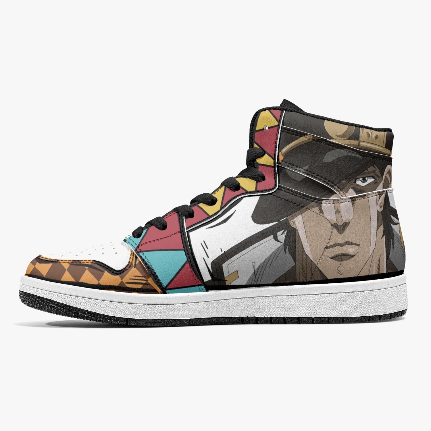 Jotaro Kujo JoJo's Bizarre Adventure Mid 1 Basketball Shoes for Kids