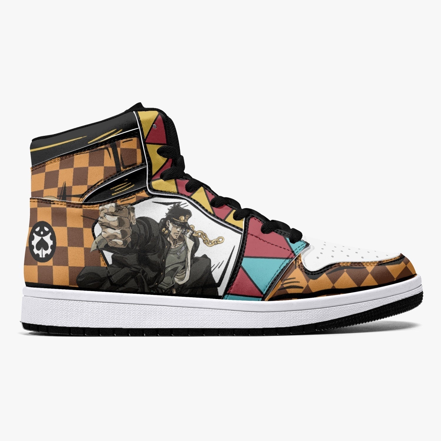 Jotaro Kujo JoJo's Bizarre Adventure Mid 1 Basketball Shoes for Kids