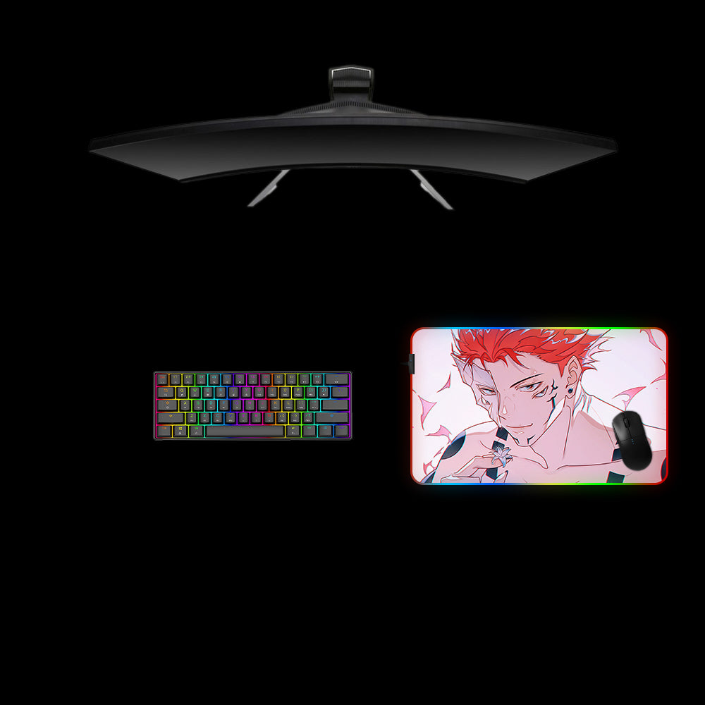 Sukuna Design M-XXL Size RGB Gaming Mouse Pad, Computer Desk Mat