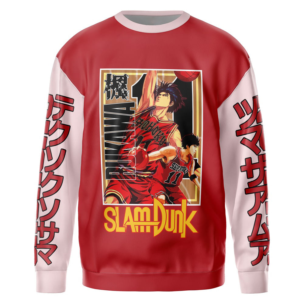 Kaede Rukawa Slam Dunk" Streetwear Sweatshirt