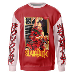 Kaede Rukawa Slam Dunk" Streetwear Sweatshirt