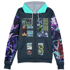 Hibino Kafka Kaiju No. 8 Streetwear Zip Hoodie Jacket