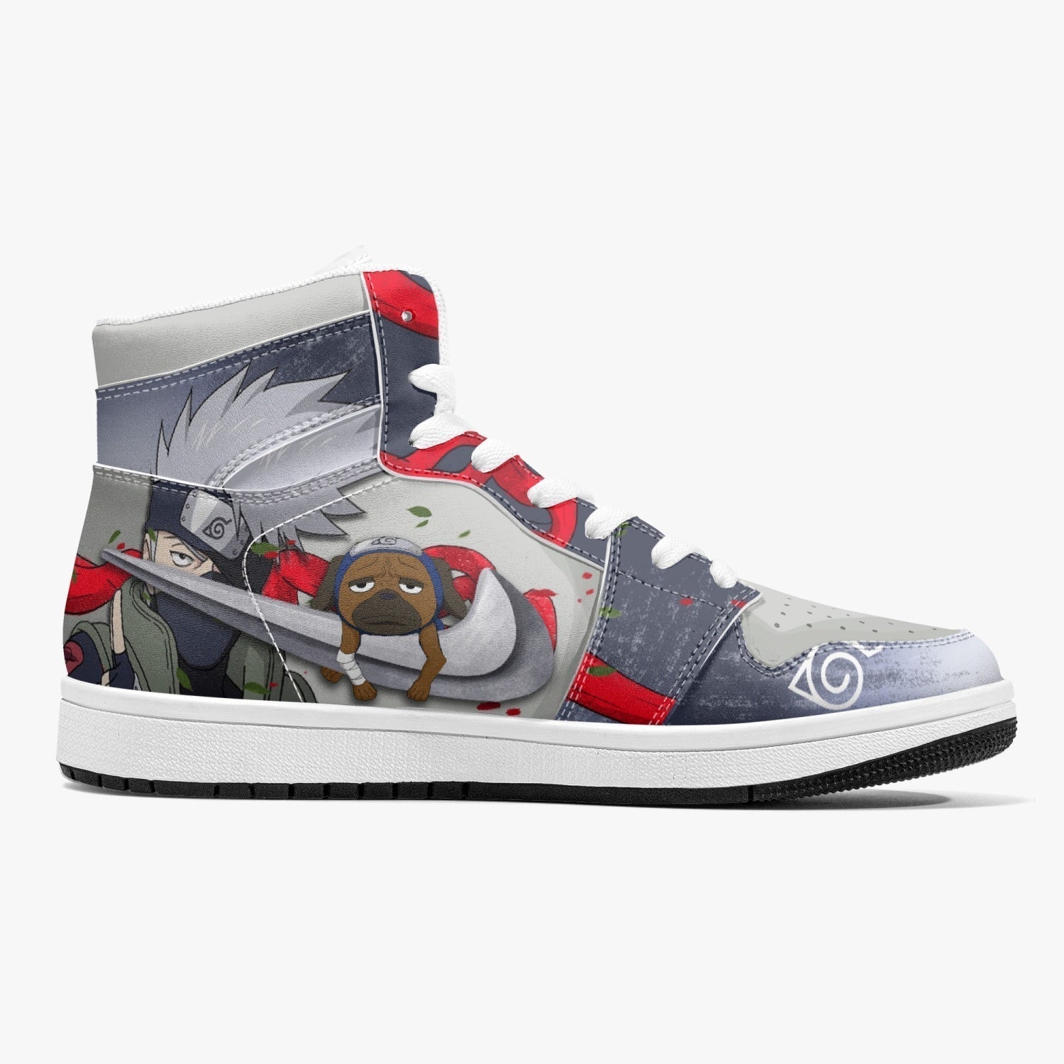 Kakashi Hatake Anbu Naruto Mid 1 Basketball Shoes