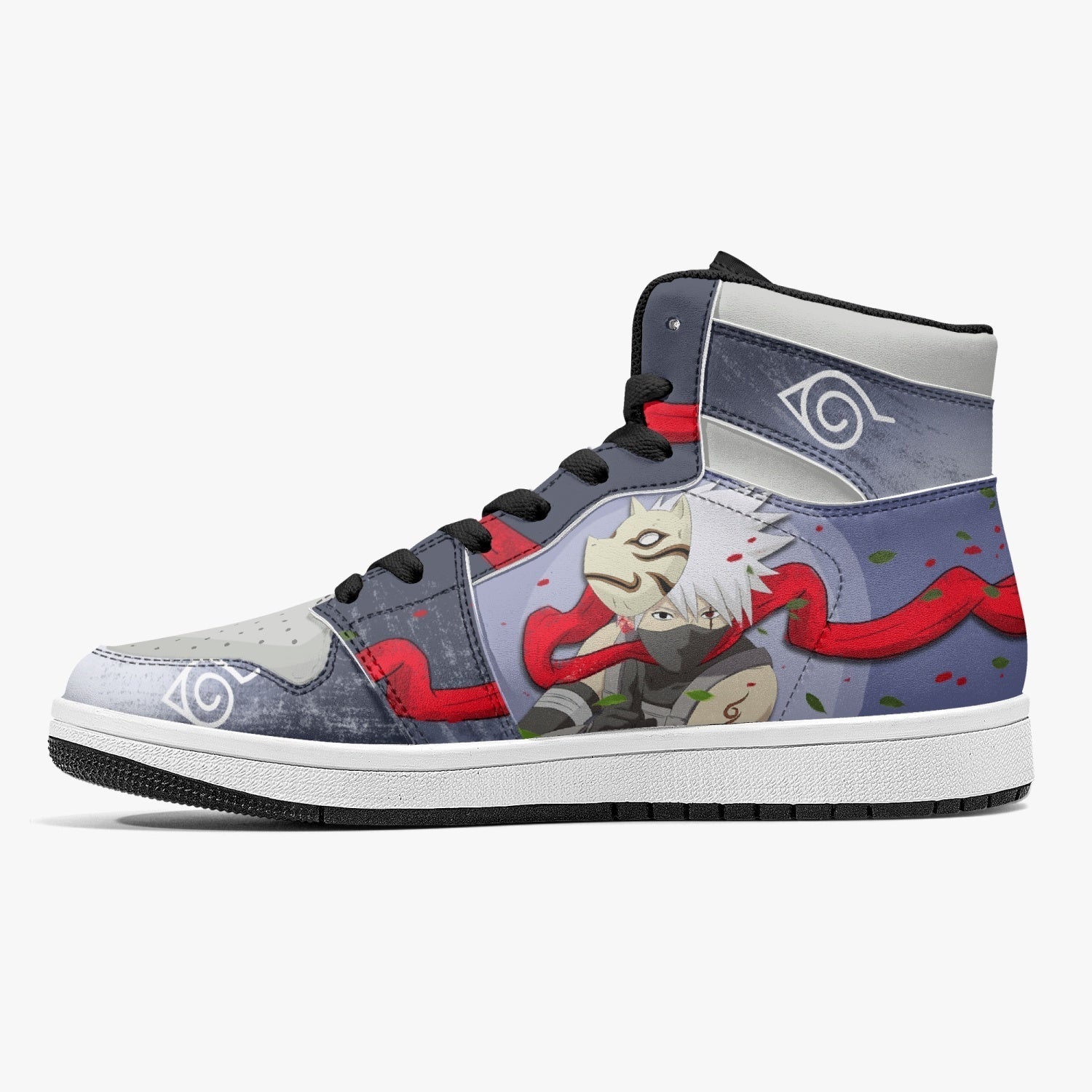 Kakashi Hatake Anbu Naruto Mid 1 Basketball Shoes