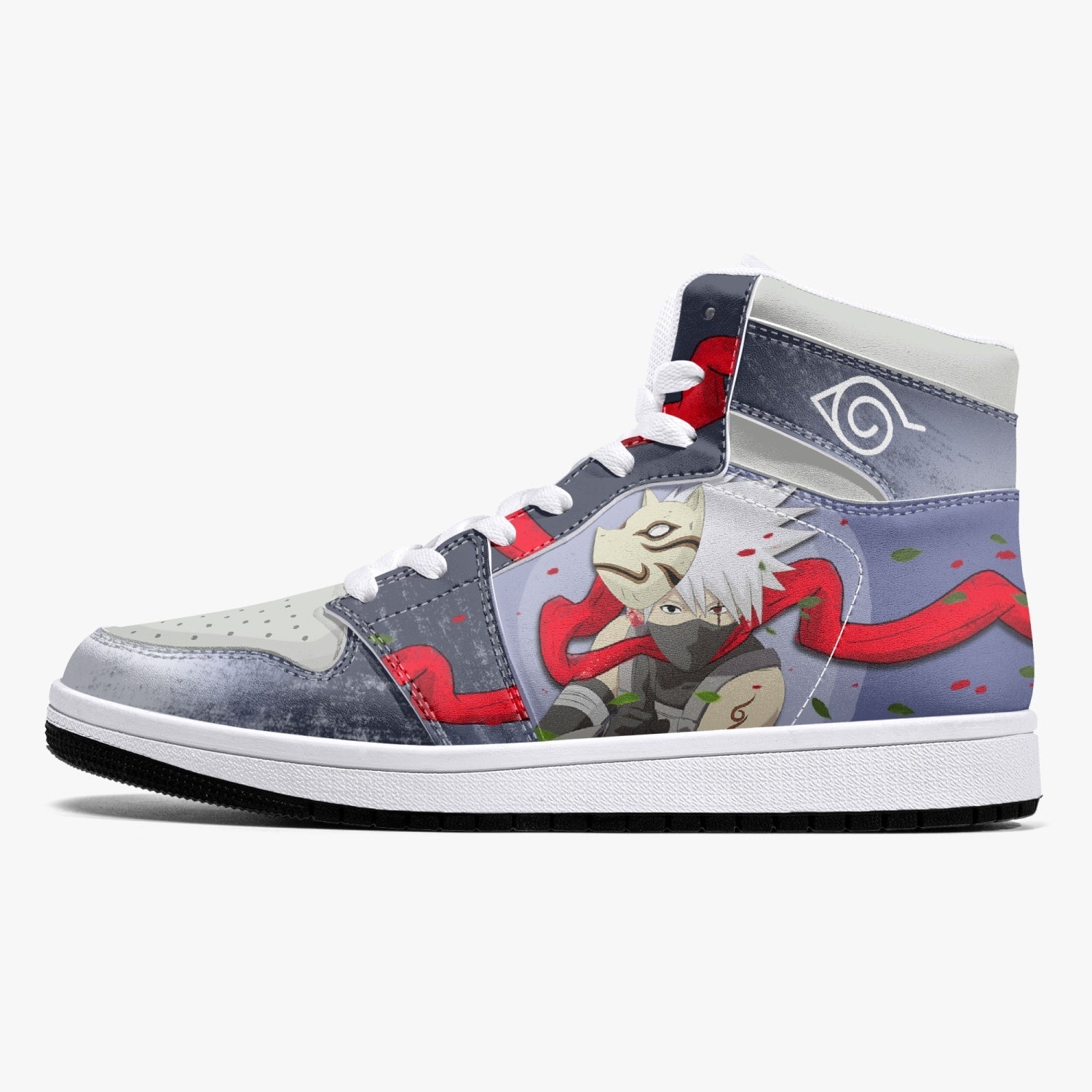 Kakashi Hatake Anbu Naruto Mid 1 Basketball Shoes